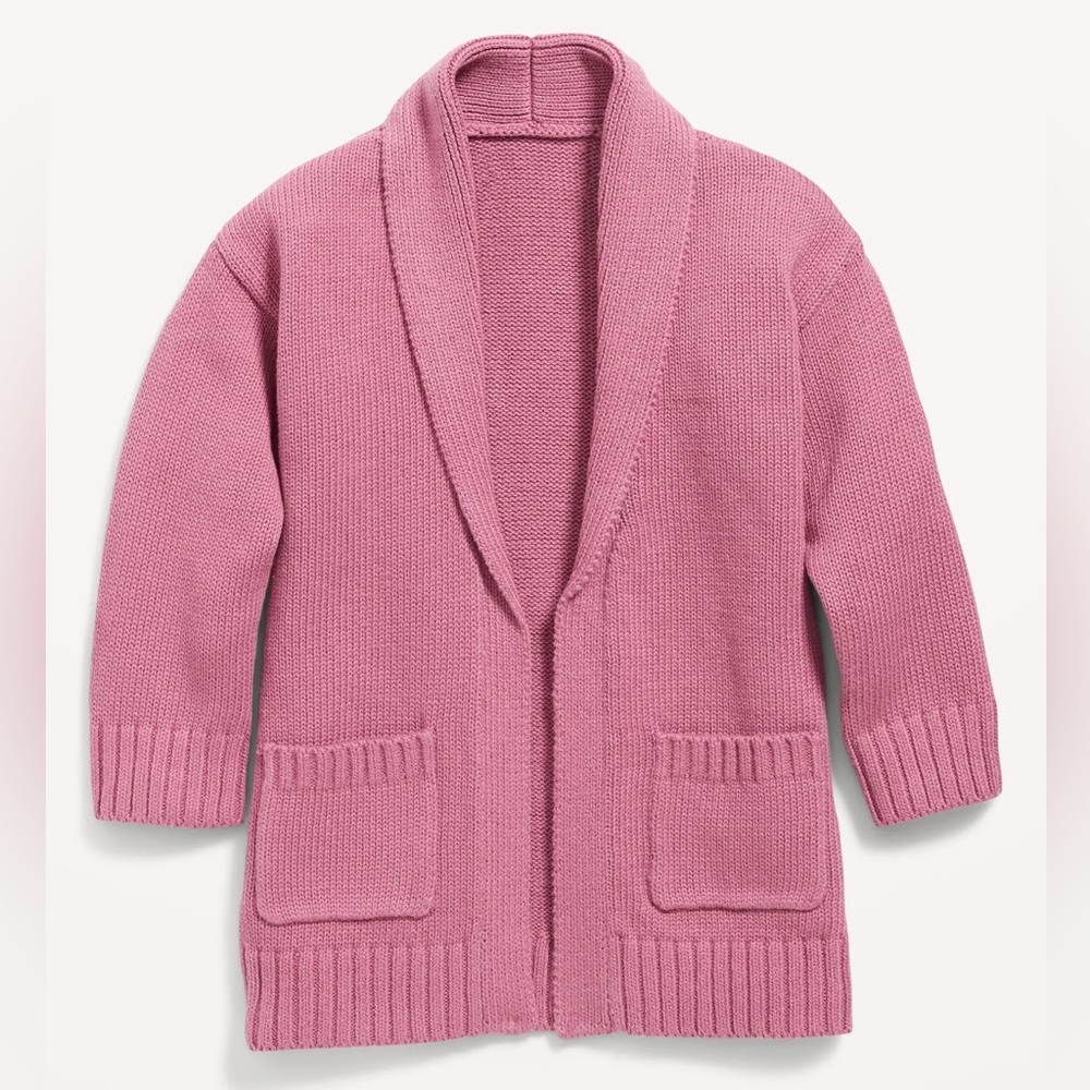 Rose Pink Toddler Cardigan. Size 2T